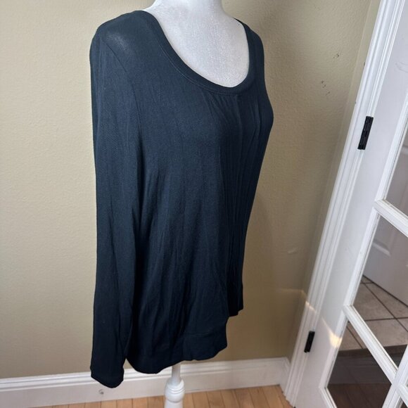 NORDSTROM Matty M Scoop Neck Front Seam Top Size Large - Picture 8 of 10